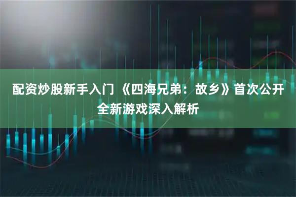 配资炒股新手入门 《四海兄弟：故乡》首次公开全新游戏深入解析